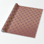 Papel De Presente Goden Seashells Burgund Bordeaux Plum<br><div class="desc">Papel de embrulho chic contemporâneo. Para qualquer evento como aniversários,  aniversário,  nova casa,  aposentadorias de graduação,  natal,  namorados,  corporação,  casamentos de pacotes,  chás de panela etc</div>