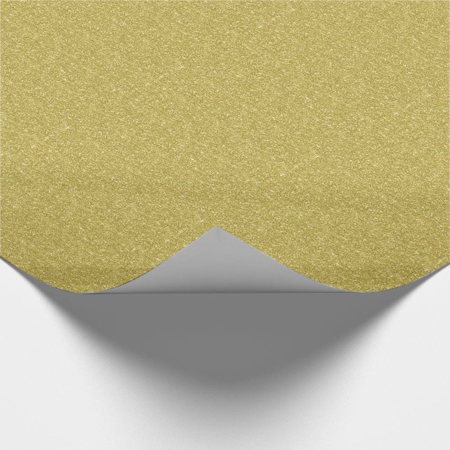 Papel De Presente Gold Glitter (Ponta)