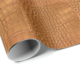 Papel De Presente Gold leather texture luxury