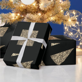 Papel De Presente Gold Mandala Sparkles