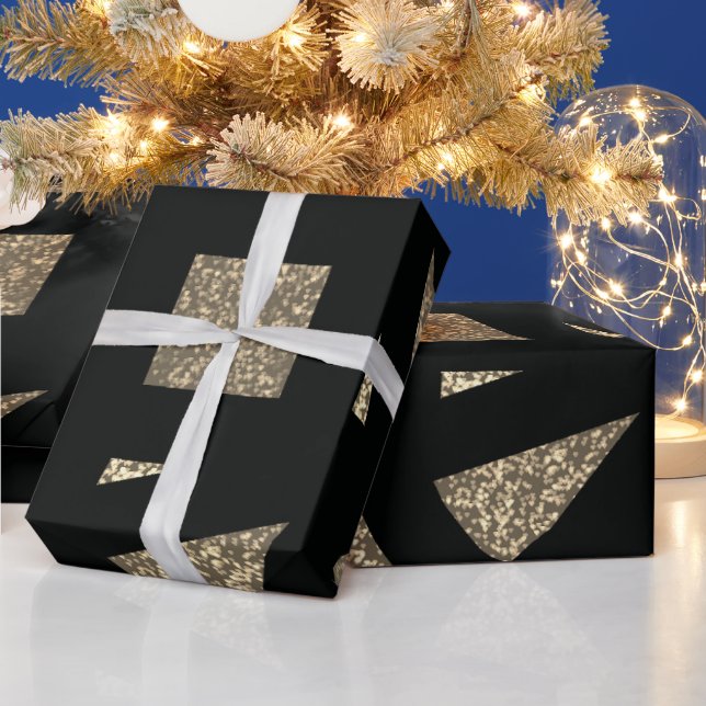 Papel De Presente Gold Mandala Sparkles (Feriados)