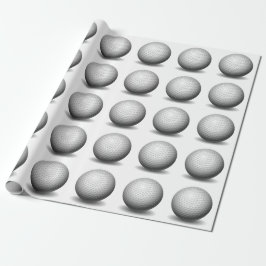 Papel De Presente Golf Ball