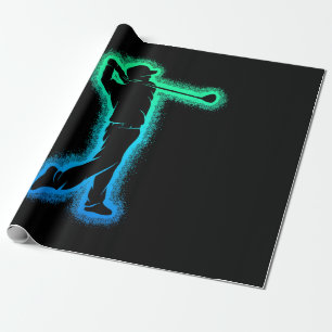 Papel De Presente Golf Club Golfer Kids Boys Golfing