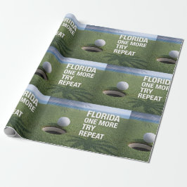 Papel De Presente Golf Flórida temático