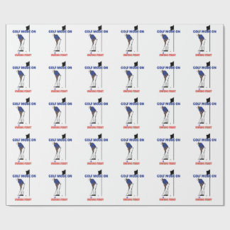 Papel De Presente Golf Mode ON: Swing First | Funny Golfer Graphic T