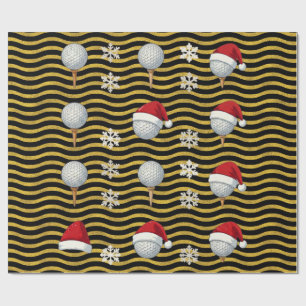 Papel De Presente Golf tema de Natal