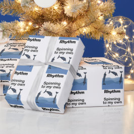 Papel De Presente Golfinhão Spinner Girando Ao Meu Próprio Ritmo Cit