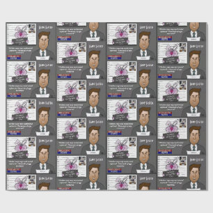 Papel De Presente Golpe de Coop de Frango