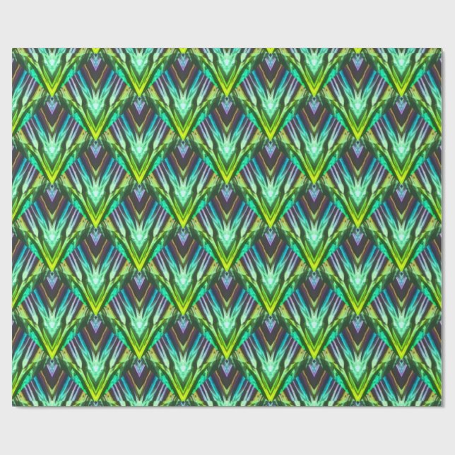 Papel De Presente Gondoler fer de lance Pattern (Aberto)