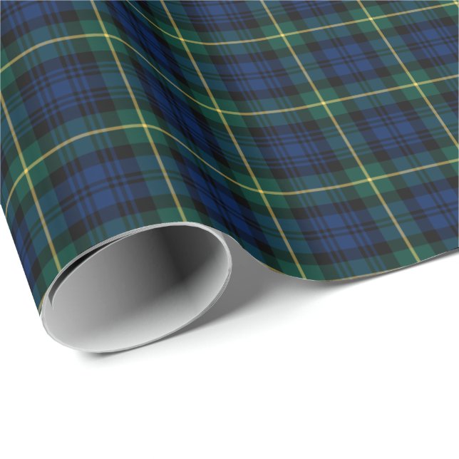 Papel De Presente Gordon Clan Tartan (Ponta do rolo)