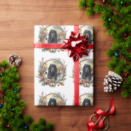 Papel De Presente Gordon Setter Alegria de Natal – Arte Canina Sazon