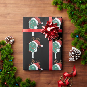 Papel De Presente Gorro de Natal de Papai Noel Esportes Amante de Pi