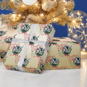 Papel De Presente GOTA   Desejos de Natal Beijos Bebês Beijos Alpino