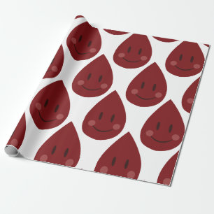 Papel De Presente Gota do sangue