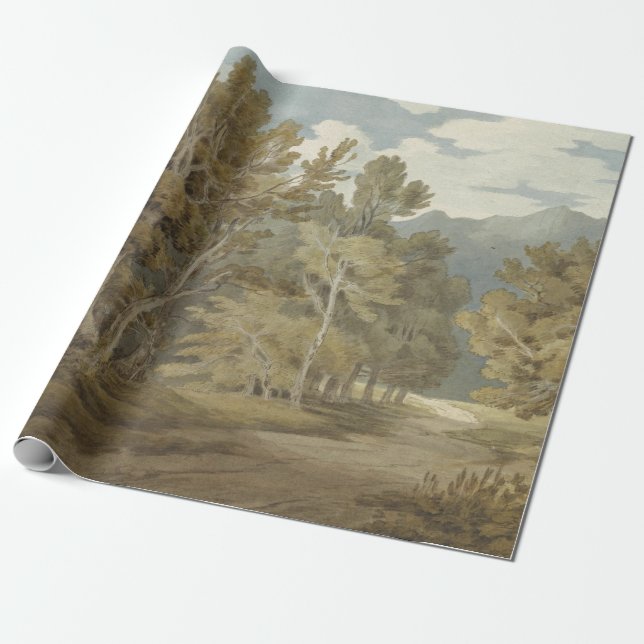 Papel De Presente Gowbarrow Park, Ullswater (por John White Abbott) (Desenrolado)