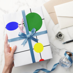 Papel De Presente Grade Bauhaus