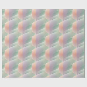 Papel De Presente Gradiente Abstrato Pastel de Cor Suave Estética