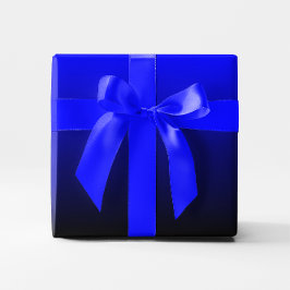 Papel De Presente Gradiente Azul e Preto