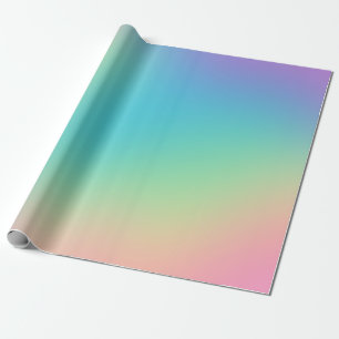 Papel De Presente Gradiente belo arco-íris