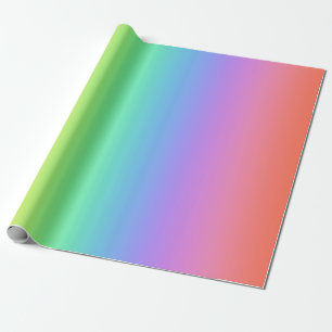 Papel De Presente Gradiente de Arco-íris