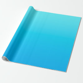 Papel De Presente Gradiente de cor azul