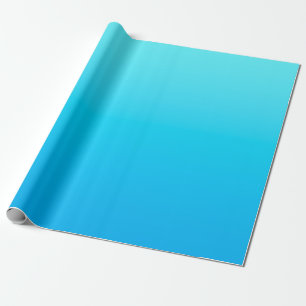 Papel De Presente Gradiente de cor azul