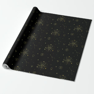 Papel De Presente Gradiente de sigla de estrela do horóscopo Taurus 