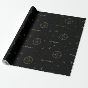 Papel De Presente Gradiente de sinal de estrela do horóscopo-zodiaco