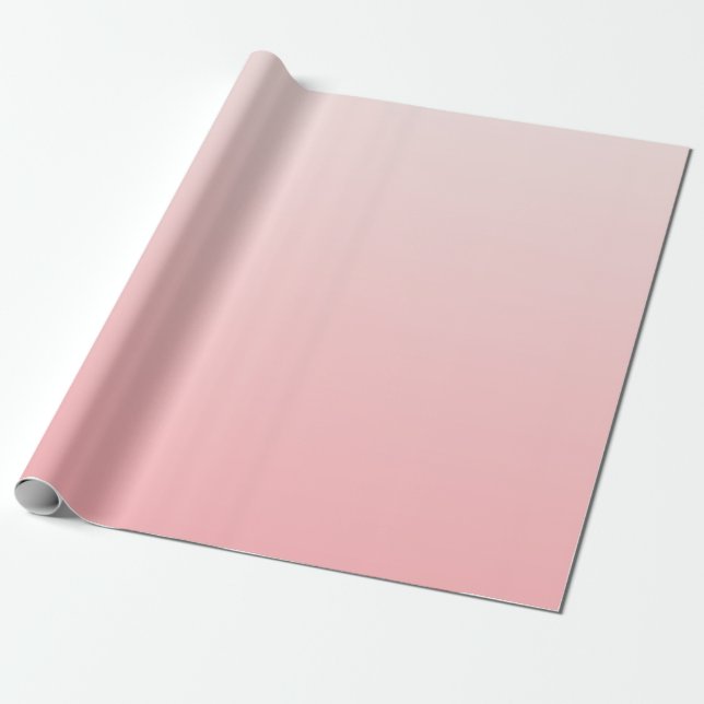 Papel De Presente Gradiente rosa suave (Desenrolado)