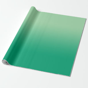 Papel De Presente Gradiente verde-claro mínimo a verde escuro
