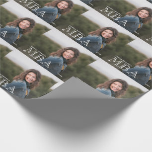 Papel De Presente Graduação de Graduação de MBA de Foto