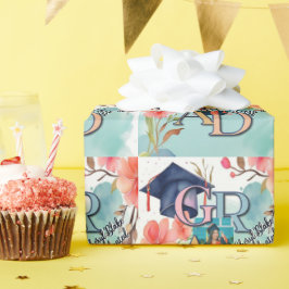 Papel De Presente Graduação de Imagem de Aquarela