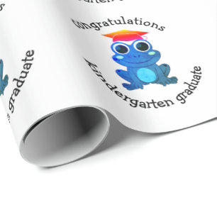 Papel De Presente Graduação de Jardim de Infância Personalizado d
