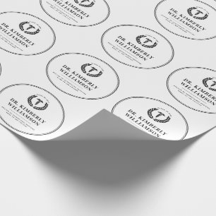 Papel De Presente Graduação Personalizada da Faculdade de Medicina M