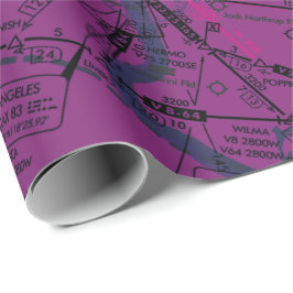 Papel De Presente Gráfico de Aviação