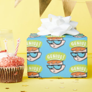 Papel De Presente Gráfico de Chamada Dexter "Genius"