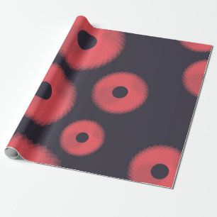 Papel De Presente Gráfico geométrico, vermelho, moderno, urbano, div