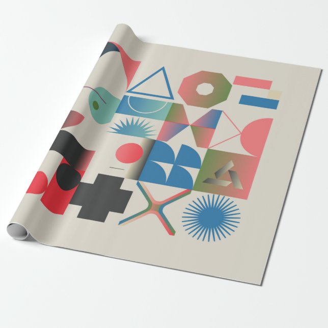 Papel De Presente Gráficos design genéricos do comp bizarro (Desenrolado)