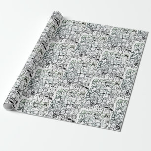 Papel De Presente GRAFITTI HELY MONSTER Wraptor Paper