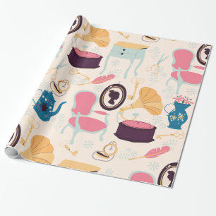 Papel De Presente gramofone fonógrafo antigo vitoriano