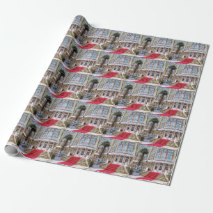 Papel De Presente Grande Albergo Ausonia E Hungaria