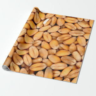 Papel De Presente Grãos de trigo, cereais comidas