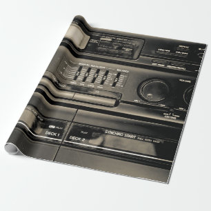 Papel De Presente Gravador de fita