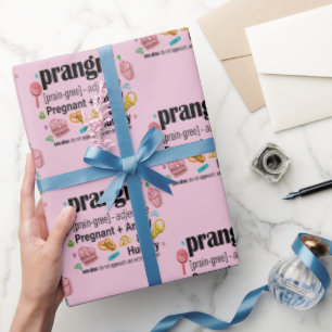 Papel De Presente Grávida + Zangada e Fome = Irritada