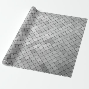 Papel De Presente Gray polygonal illustration, which consist of tria