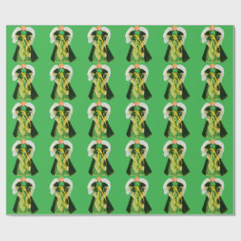 Papel De Presente Green Angel Green WrapPaper