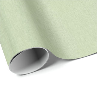Papel De Presente Green Beige Linen Mimic Fabric Texture