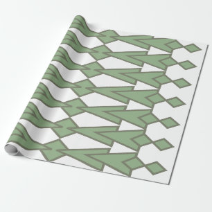 Papel De Presente Green Bowties