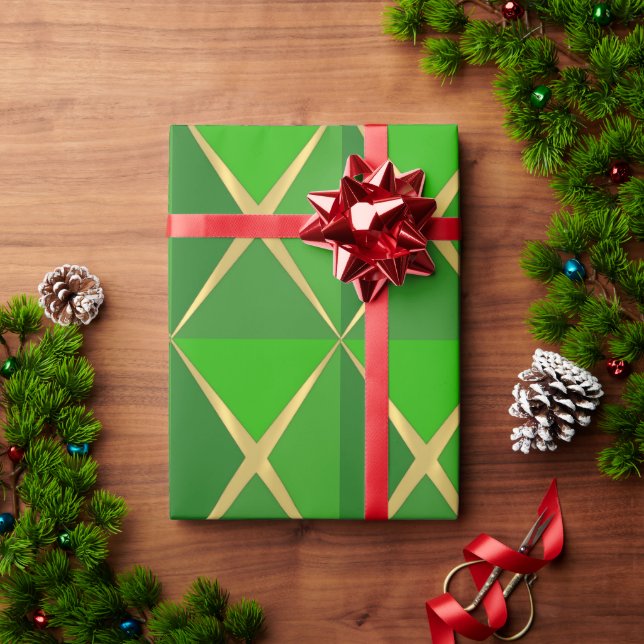 Papel De Presente Green Joyoux Noel Wrapping Paper (Presente de Natal)