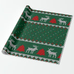 PAPEL DE PRESENTE GREEN KNITTED CHRISTMAS SWEATER<br><div class="desc">GREEN KNITTED SWEATER.</div>